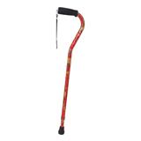 YCH-C8005 Walking Aids Offset style Floral Telescopic Cane-Canes