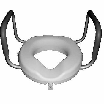 YCH-9001A Bath Safety Raised toilet seat w/arms 5" height- Toilet Seat
