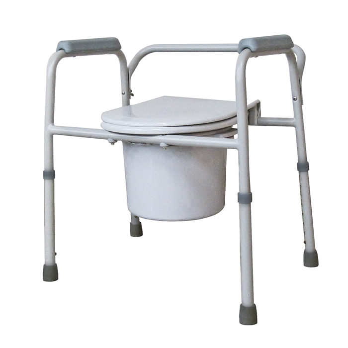 YCH-01C01L01 Bath Safety Steel Commode- Commode